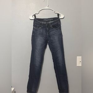 Dark blue boot cut jeans, American Eagle, 4 regular